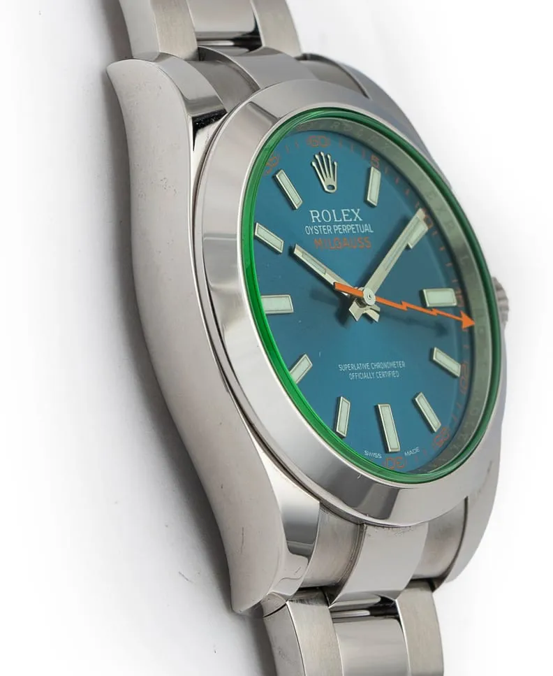 Rolex Milgauss 116400GV-0002 40mm Stainless steel Blue 2