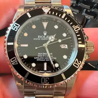 Rolex Sea-Dweller 16600 Stainless steel Black