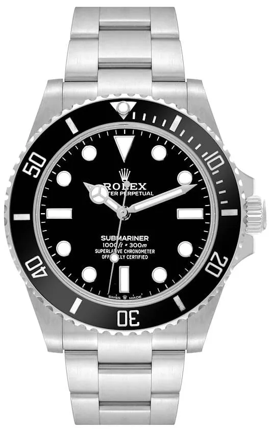 Rolex Submariner 124060-0001 41mm Oystersteel Black