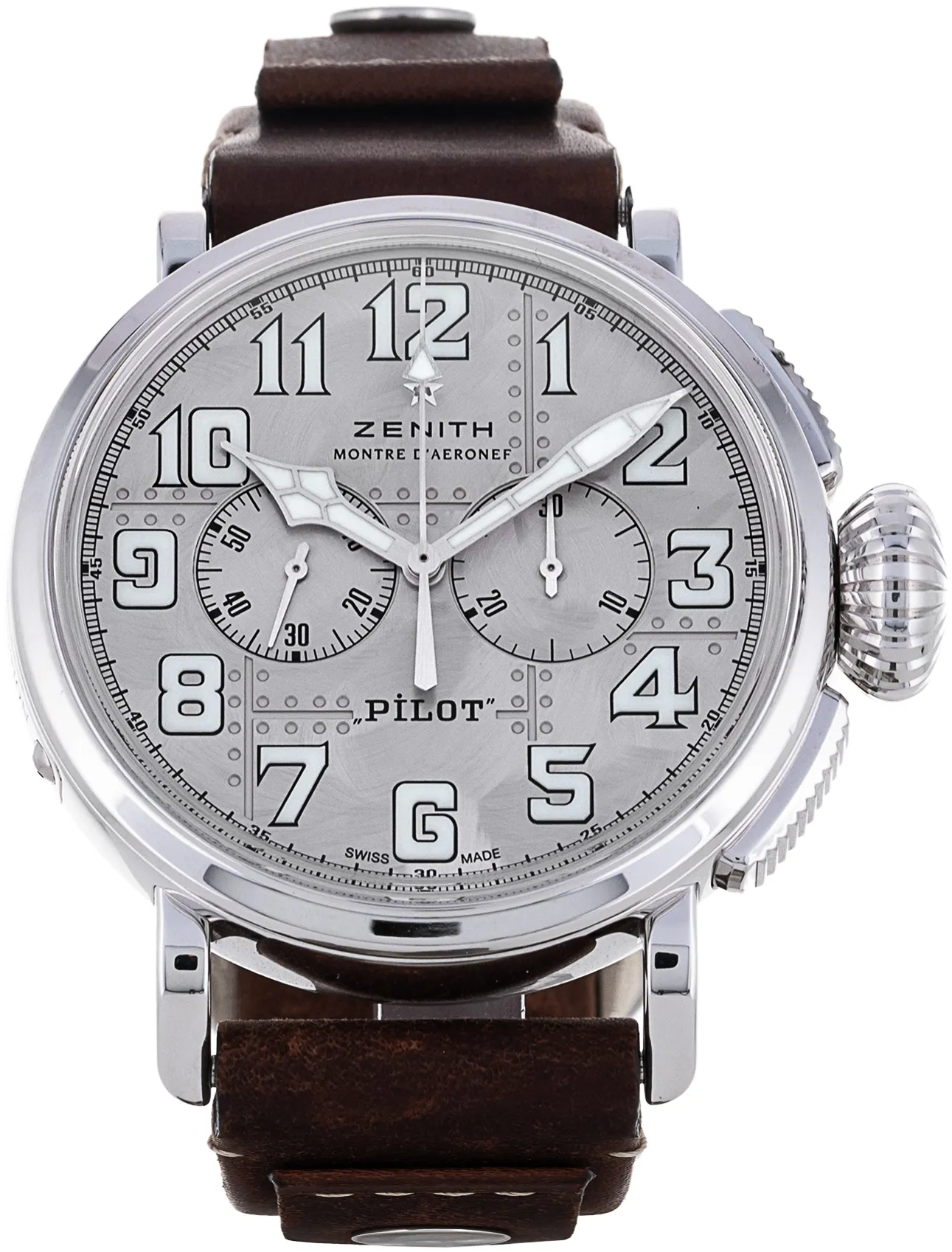 Zenith Pilot 05.2430.4069/17.I011 45mm Silver Silver