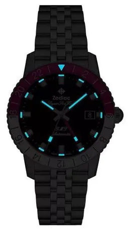 Zodiac Sea Wolf ZO9416 40mm Stainless steel Black 5