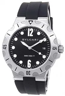 Bulgari Diagono 102324 Stainless steel Black