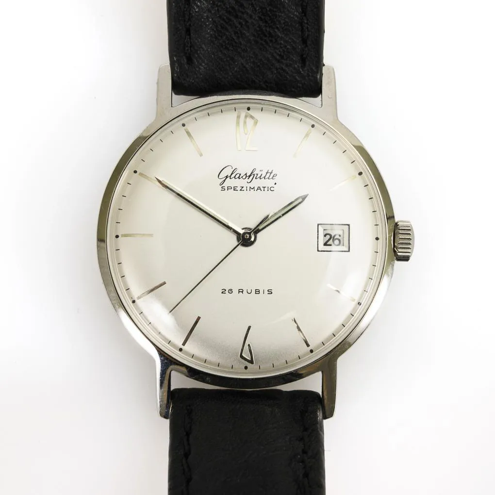 Glashütte Spezimatic 36mm Stainless steel Silver