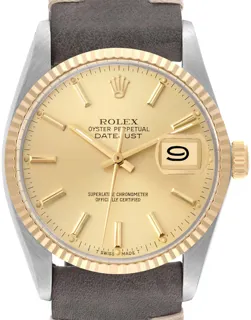 Rolex Datejust 36 16013 Stainless steel and 18k yellow gold Champagne