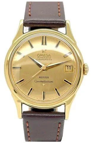 Omega Constellation 14393/4 34mm Yellow gold Champagne