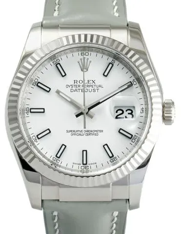 Rolex Datejust 36 116139 36mm White gold White