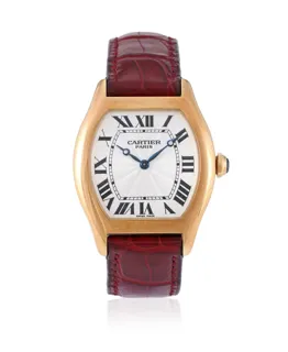 Cartier Tortue 2496C Yellow gold Silver