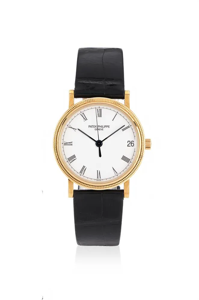 Patek Philippe Calatrava 3802/200 33mm Yellow gold White