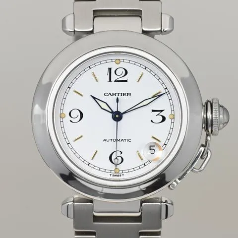 Cartier Pasha C 2324 35mm Stainless steel Silver