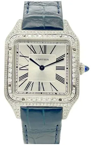 Cartier Santos Dumont WSSA0022 43.5mm Stainless steel Silver