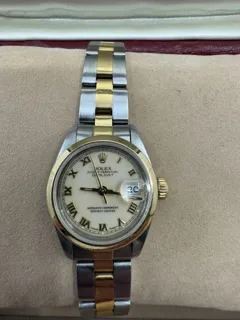 Rolex Lady-Datejust 69163 Yellow gold and Stainless steel White