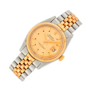 Rolex Datejust 1601 Rose gold and Stainless steel Champagne