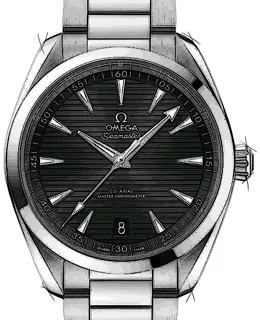 Omega Seamaster 220.10.41.21.01.001 Stainless steel Black