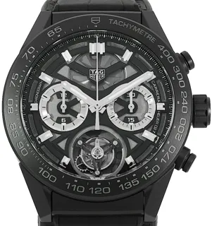 TAG Heuer Carrera Calibre Heuer 02T Automatic Chronograph CAR5A90.FC6415 Ceramic Black