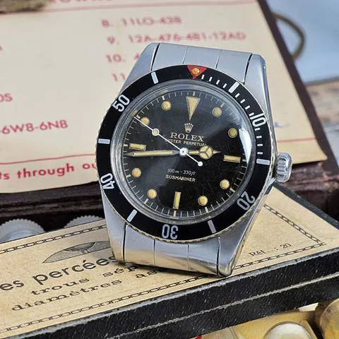 Rolex Submariner 5508 37mm Stainless steel Black