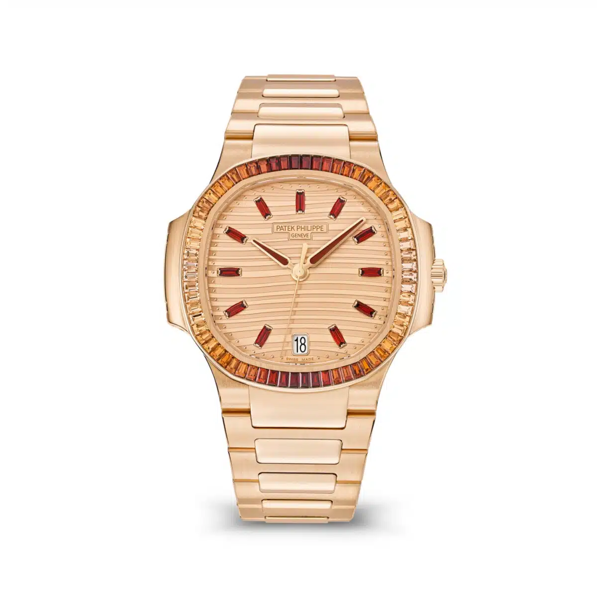 Patek Philippe Nautilus 7118/1300R-001 35mm Rose gold Gilt