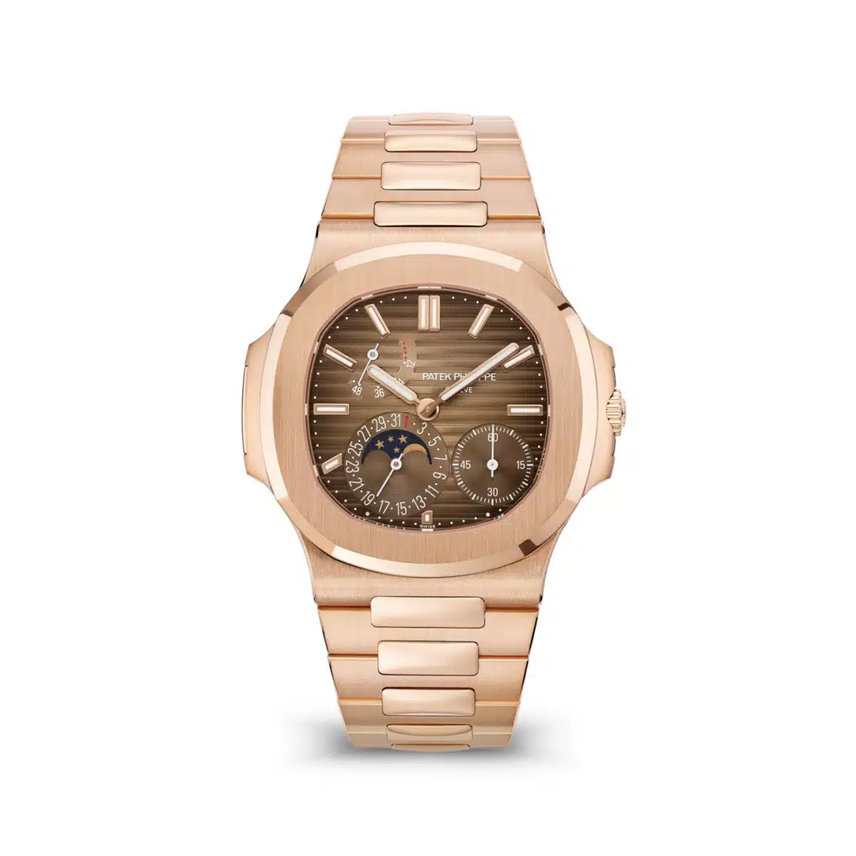 Patek Philippe Nautilus 5712/1R-001 40mm Rose gold Brown