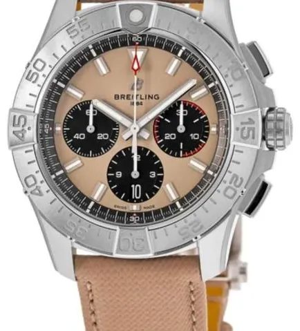 Breitling Avenger AB0147101A1X1 44mm Stainless steel Beige