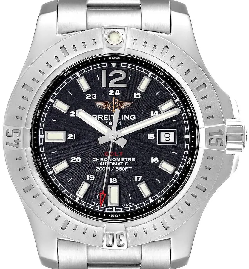 Breitling Colt A1738811.BD44.173A 44mm Stainless steel Black