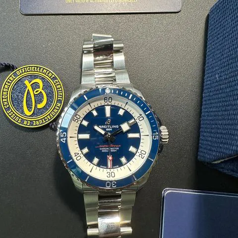 Breitling Superocean A17375E71C1A1 42mm Stainless steel Blue 1