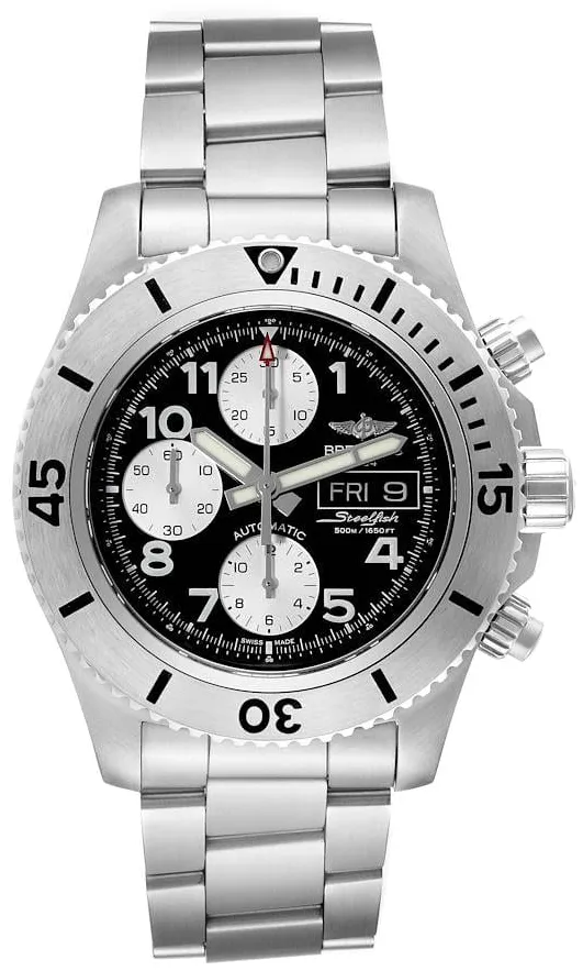 Breitling Superocean A13341C3BD19162A 44mm Stainless steel Black