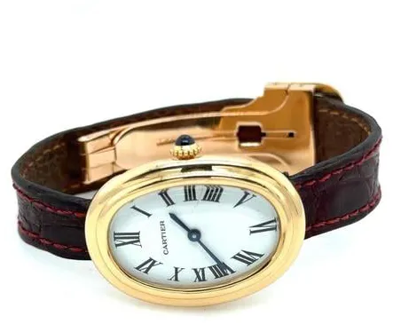 Cartier Baignoire 1954 22mm Yellow gold White 4