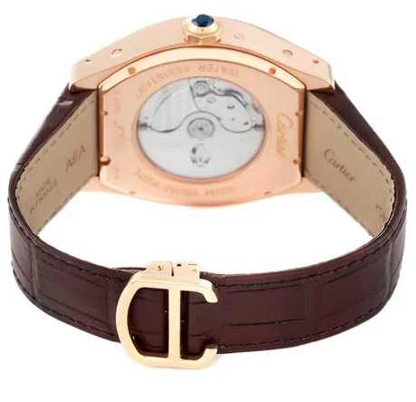 Cartier Tortue W1580045 45.5mm Rose gold Silver 8