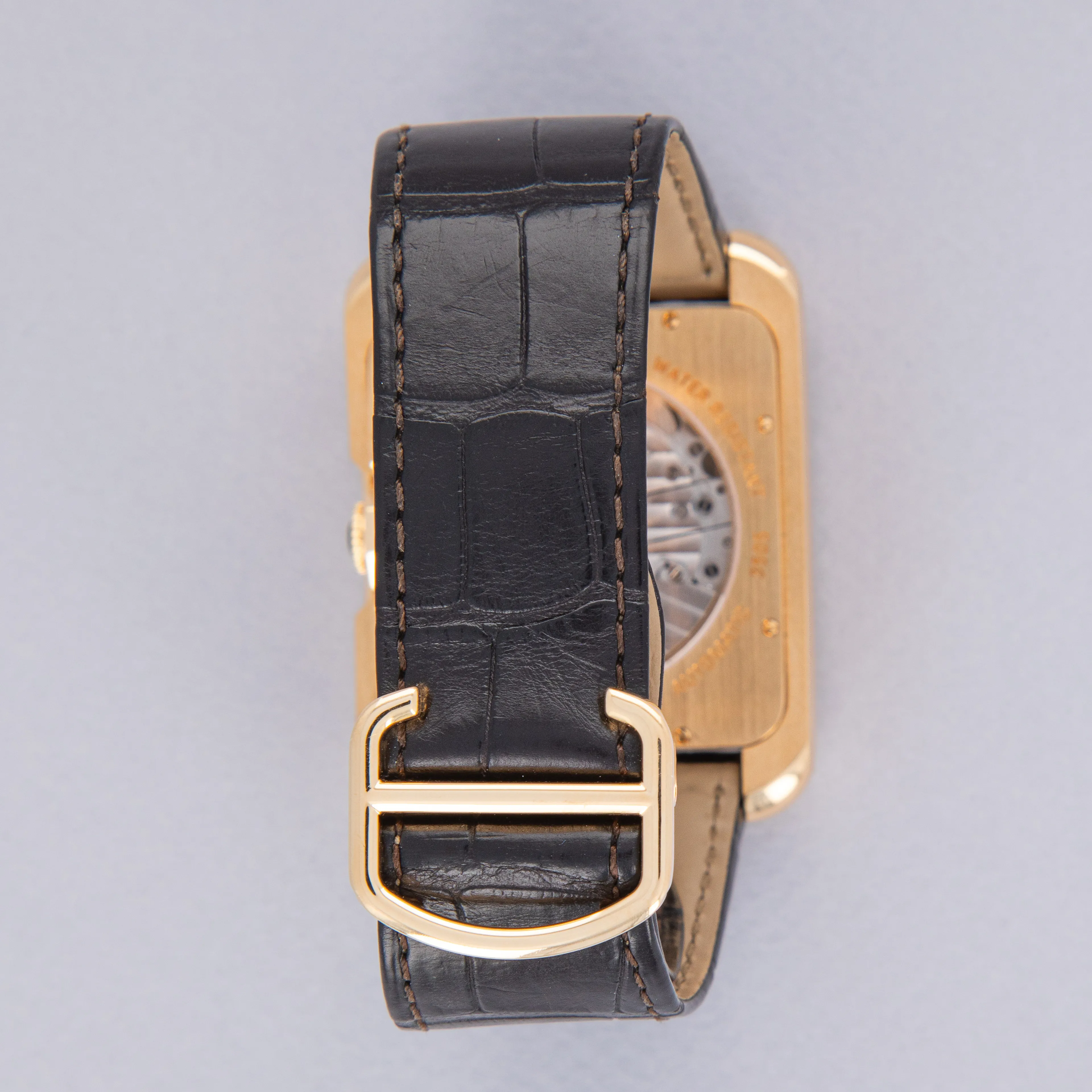 Cartier Tank Anglaise 3505 47mm Yellow gold Silver 10