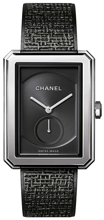 Chanel Boy-Friend H5201 28.6mm Stainless steel Black