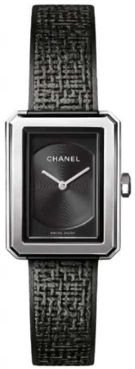 Chanel Boy-Friend H5317 21.5mm Stainless steel Black