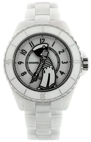 Chanel Mademoiselle H7481 38mm Ceramic White