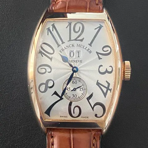 Franck Muller Cintree Curvex 6850 S6 GG 34mm Rose gold Blue