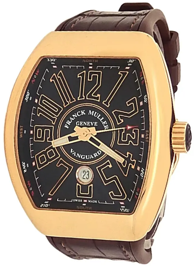 Franck Muller Vanguard V 45 SC DT 5N NR 44mm Rose gold Black