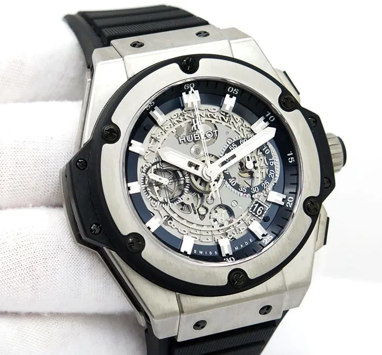 Hublot King Power 701.NX.0170.RX 48mm Titanium Skeletonized