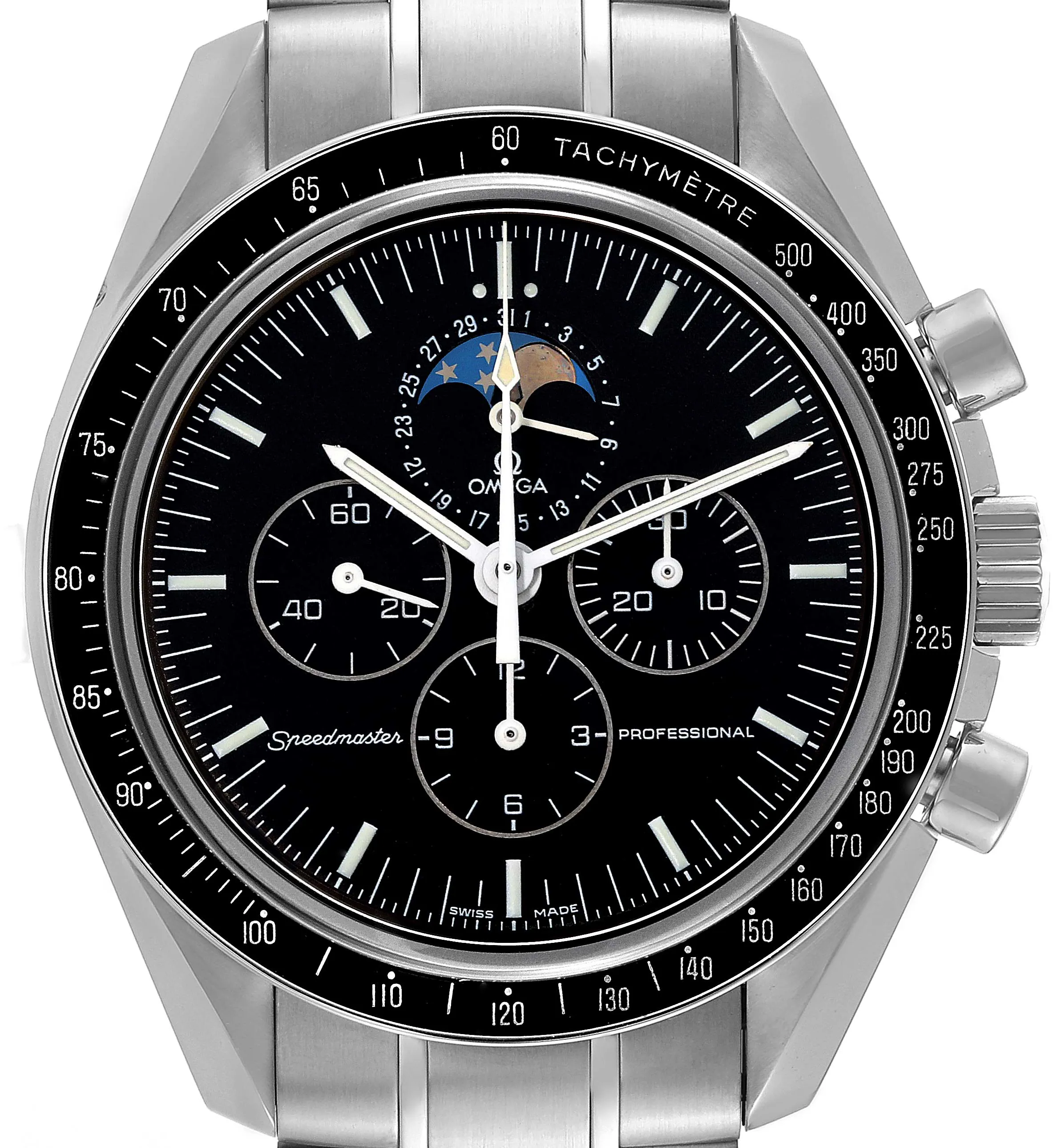 Omega Speedmaster Moonwatch 3576.50.00 42mm Stainless steel Black