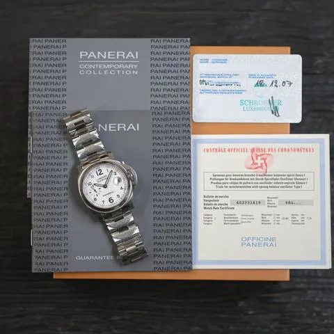 Panerai Luminor PAM 00051 40mm Stainless steel White 2