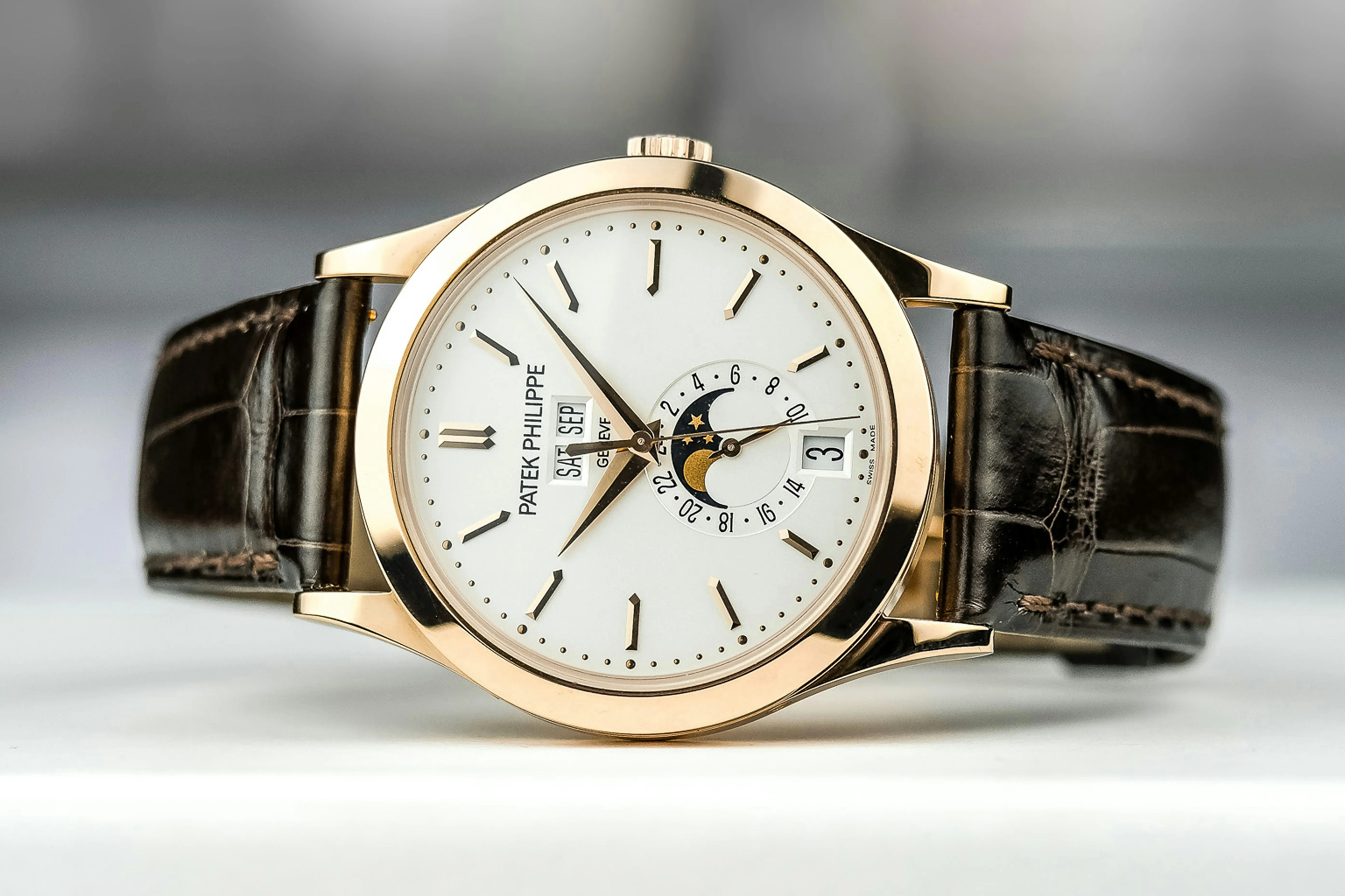 Patek Philippe Annual Calendar 5396R 38.5mm Rose gold Silver 13