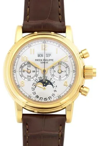 Patek Philippe Perpetual Calendar Split-Seconds Chronograph 5004J-012 36.5mm Yellow gold Silver