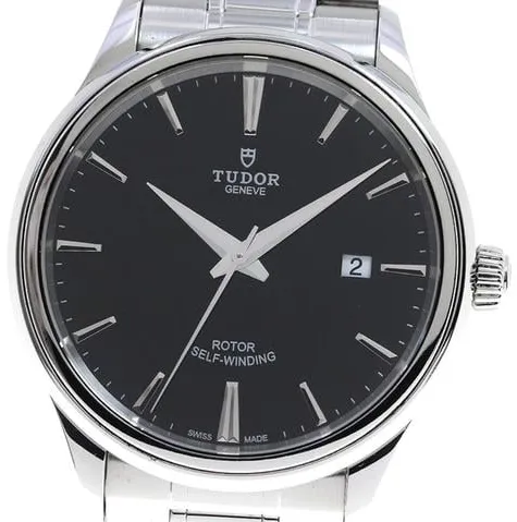 Tudor Style 12700 41mm Stainless steel Black
