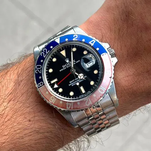 Rolex GMT-Master 16750 40mm Stainless steel Black