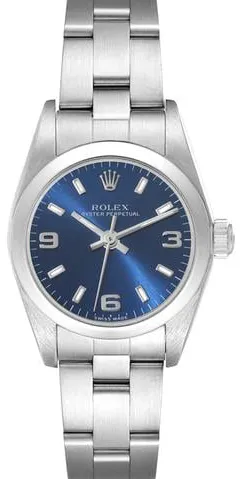 Rolex Oyster Perpetual 76080 24mm Stainless steel Blue