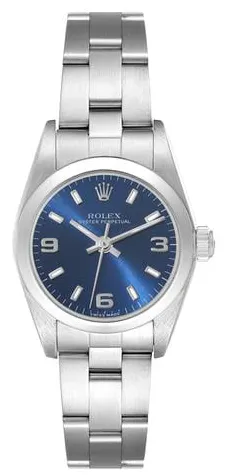 Rolex Oyster Perpetual 76080 24mm Stainless steel Blue 4