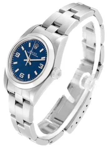 Rolex Oyster Perpetual 76080 24mm Stainless steel Blue 9