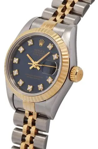 Rolex Datejust 69173G 26mm Yellow gold Blue 1