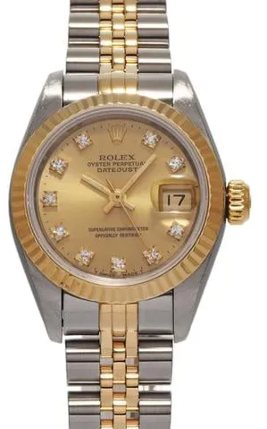 Rolex Datejust 69173G 26mm Yellow gold Champagne