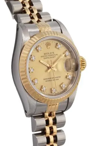 Rolex Datejust 69173G 26mm Yellow gold Champagne 2