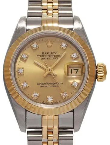 Rolex Datejust 69173G 26mm Yellow gold Champagne 4