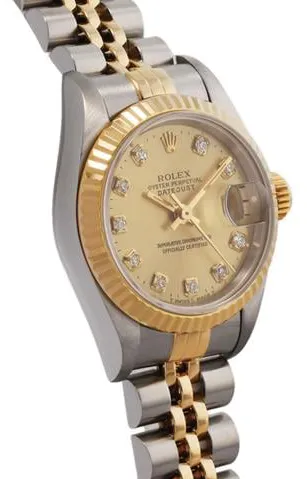 Rolex Datejust 69173G 26mm Yellow gold Champagne 2