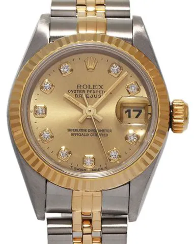 Rolex Datejust 69173G 26mm Yellow gold Champagne 4