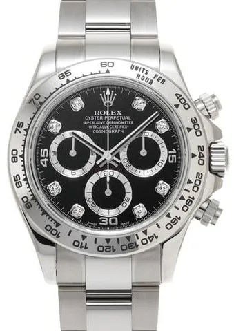 Rolex Daytona 116509G 40mm White gold Black